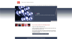 Desktop Screenshot of e-displaysystems.com